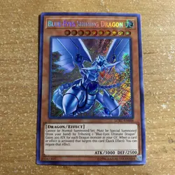 🔥 Yu-Gi-Oh! Blue-Eyes Shining Dragon LCKC-EN008 SECRET RARE NEAR MINT 🔥 - Image 1