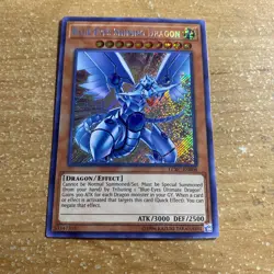 🔥 Yu-Gi-Oh! Blue-Eyes Shining Dragon LCKC-EN008 SECRET RARE NEAR MINT 🔥 - Image 2