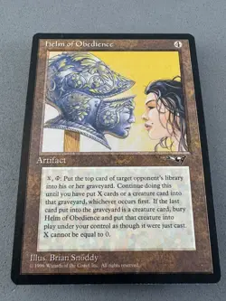 Helm of Obedience Alliances Regular MTG-Never Played NM-RESERVE LIST - Image 3