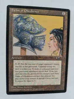 Helm of Obedience Alliances MTG NM Free shipping with tracking - Image 1