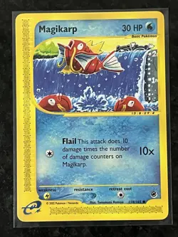 Pokemon Magikarp 118/165 Expedition Base Set LP+ Rare - Image 1