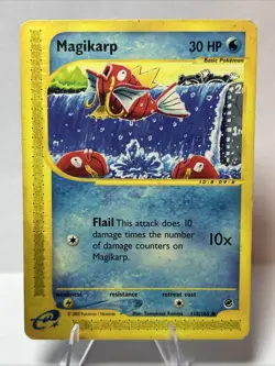 Magikarp 118/165 Common Normal HP Pokemon Expedition Non Holo - Image 1