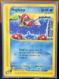 Magikarp - Pokemon TCG - Expedition - 118/165 - COMMON ~ LP - Image 2