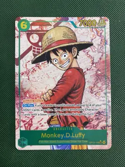 Monkey D Luffy Alt Art (SEC) OP13-118 Carrying On His Will One Piece TCG CARD - Image 1