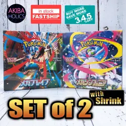 Pokemon Card Mega Brave Symphonia Booster Box Set of 2 Japanese M1S M1L w/Shrink - Image 1