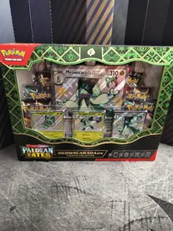 Pokemon: Paldean Fates -Meowscarada ex Shiny Promos Sealed ripped see pics - Image 1
