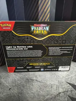 Pokemon: Paldean Fates -Meowscarada ex Shiny Promos Sealed ripped see pics - Image 2