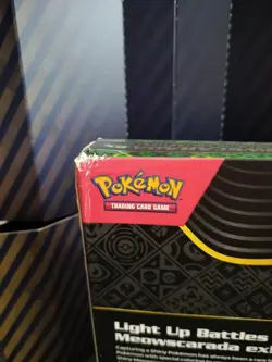 Pokemon: Paldean Fates -Meowscarada ex Shiny Promos Sealed ripped see pics - Image 3