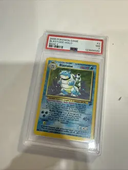 2000 Pokemon Base Set 2 Blastoise Holo #2 PSA 7 see swirl in bottom left - Image 4