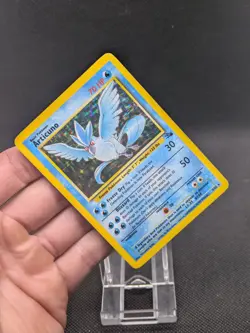 Pokemon Card Articuno 2/62 Holo Rare Fossil Set 1999 WOTC LP/Played - Image 2
