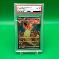 [PSA10] Charizard ex SR 185/165 Pokemon Card sv2a 151 2023 Japanese Gem Mint - Image 1