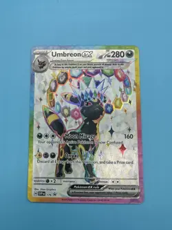 Umbreon Ex 176 Pokemon TCG Prismatic Evolutions - Black Star Promo NM - Image 3