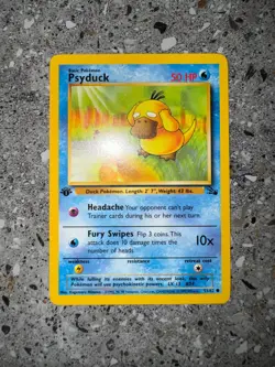 Pokemon TCG Cards 1st Edition Psyduck 53/62 Fossil EXC-NM - Image 3