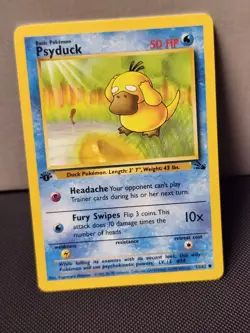 Pokemon TCG Psyduck #53/62 1st Edition Fossil Set 1999 WOTC NM Vintage - Image 1