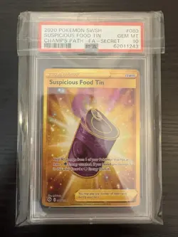 Suspicious Food Tin PSA 10 Champions Path 080/073 Secret Rare Pokemon - Image 1