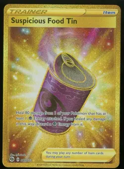 Suspicious Food Tin 080/073 Secret Rare Gold - 2020 Pokemon Champions Path NM - Image 1