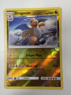 Dragonite - 96/149 - Pokemon Sun & Moon Base Set - Reverse Holo - Rare Card - Image 1