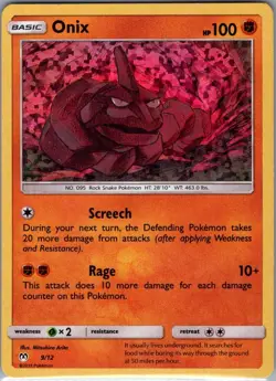 Onix - 9/12 009/012 Holo McDonald's Promos 2019 - Pokemon Card - NM - Image 1