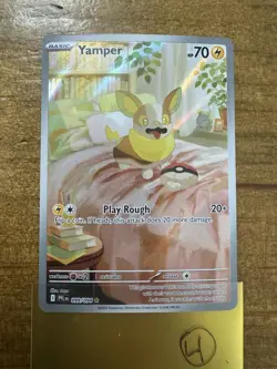 Pokemon TCG Pocket Game Yamper Full Art Holo Card 099/094 - Image 1