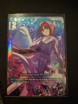 GUNDAM TCG CARD GAME - AWAKENED POWER GD02-110 R+ ALT ART FOIL NEW - Image 1