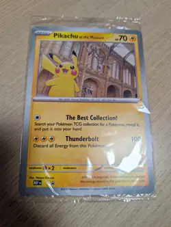 Pikachu At The Museum LTD Edition Jumbo Promo Card - Pokemon Day 2026 - Sealed! - Image 1
