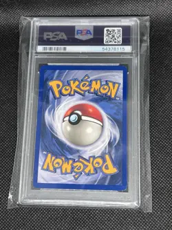 1999 POKEMON BASE SET UNLIMITED YELLOW CHEEKS #58 PIKACHU PSA 8 - Image 2