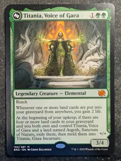 Titania, Voice of Gaea - The Brothers' War (MTG) - Image 1