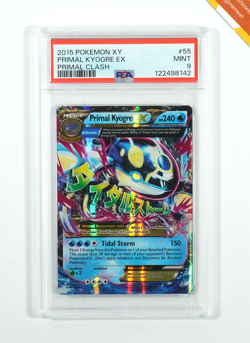 Pokemon PSA 9 Primal Kyogre Ex #55 XY Primal Clash 2015 English - Image 1