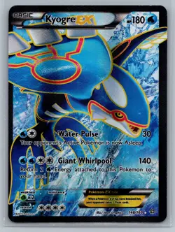 Pokemon TCG Kyogre EX (148 Full Art) #148/160 XY - Primal Clash - Image 1