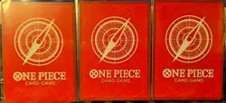 Set of 3 ONE PIECE TCG ST13-001, ST13-002 & ST13-003 Halo Foil Cards - NM - Image 2