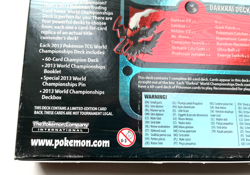 Pokemon 2013 World Championships Deck Dakari Jason Klaczynski Sealed Deck - Image 3