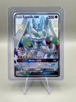 Pokemon TCG Zygarde GX SV65/SV94 Hidden Fates Shiny Vault Full Art Holo 2019 - Image 1