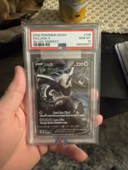 Pokemon 2022 Lugia V 186/195 Alt Art Silver Tempest GEM MINT PSA 10 - Image 1