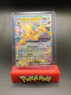 Jolteon ex Pokemon Prismatic Evolutions Stamp 030/131 Surprise Box Promo Sealed - Image 1