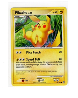 Pikachu 70/100 - Pokemon TCG - Stormfront Non Holo Common - NM - Image 1