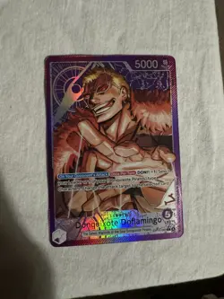 Donquixote Doflamingo Leader Alt Art One Piece TCG OP14-060 ENGLISH NM - Image 1
