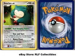 2009 Pokemon, Platinum Rising Rivals, #81/111 Snorlax, Common - Image 1