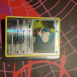 Pokemon TCG Snorlax Reverse Holo 81/111 Rising Rivals Platinum - Image 1
