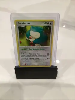 Pokemon TCG Snorlax Rising Rivals Platinum Common Card 81/111 Mint - Image 1