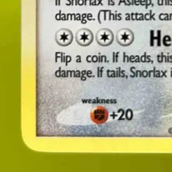 2009 POKEMON PLATINUM RISING RIVALS SNORLAX #81/111 - Image 4