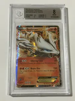 Pokemon TCG Reshiram EX 29/113 Legendary Treasures Holo BGS 8 - Image 1