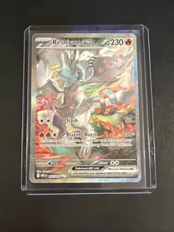 Reshiram EX 166/086 Sv: White Flare Holo Special Illustration Rare (NM) - Image 1