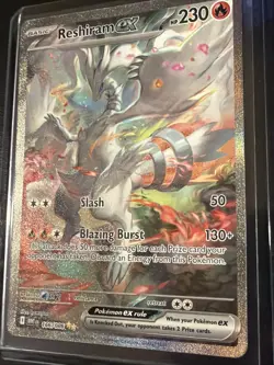 Reshiram EX 166/086 Sv: White Flare Holo Special Illustration Rare (NM) - Image 2