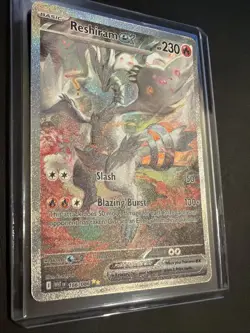 Reshiram EX 166/086 Sv: White Flare Holo Special Illustration Rare (NM) - Image 3