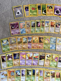126 Vintage WOTC Pokemon Card Bundle Joblot Collection - No Duplicates - Image 2