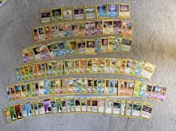 122 Vintage WOTC Pokemon Card Bundle Collection Joblot - No Duplicates - Image 1