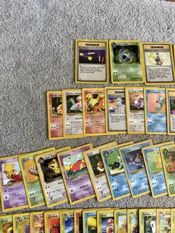 122 Vintage WOTC Pokemon Card Bundle Collection Joblot - No Duplicates - Image 2
