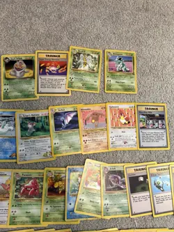 90 Vintage WOTC Pokemon Card Bundle Joblot Collection No Duplicates! - Image 3