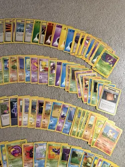 134 Vintage WOTC Pokemon Card Bundle Joblot Collection No Duplicates! Retro 90s - Image 3