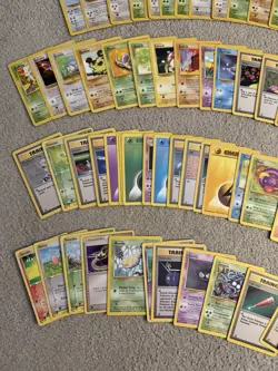 134 Vintage WOTC Pokemon Card Bundle Joblot Collection No Duplicates! Retro 90s - Image 4